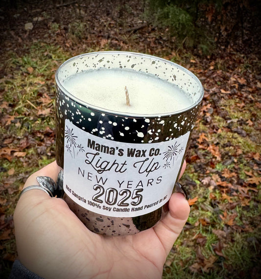 Light Up New Years 2025 Candle